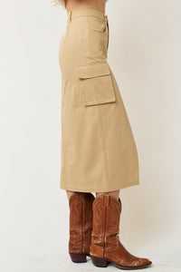 Camden Cargo Midi Skirt - jorjanna