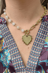 Chloe Necklace - Ivory - jorjanna