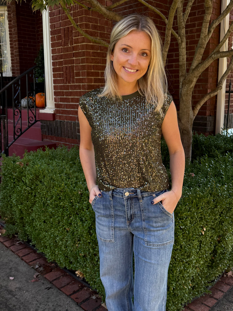 Olivia Sequin Top