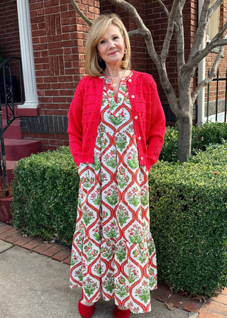 Elise Cardigan - Red - jorjanna
