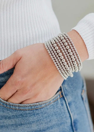 Camille Bracelet - 4 mm Silver - jorjanna