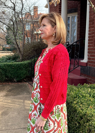 Elise Cardigan - Red - jorjanna