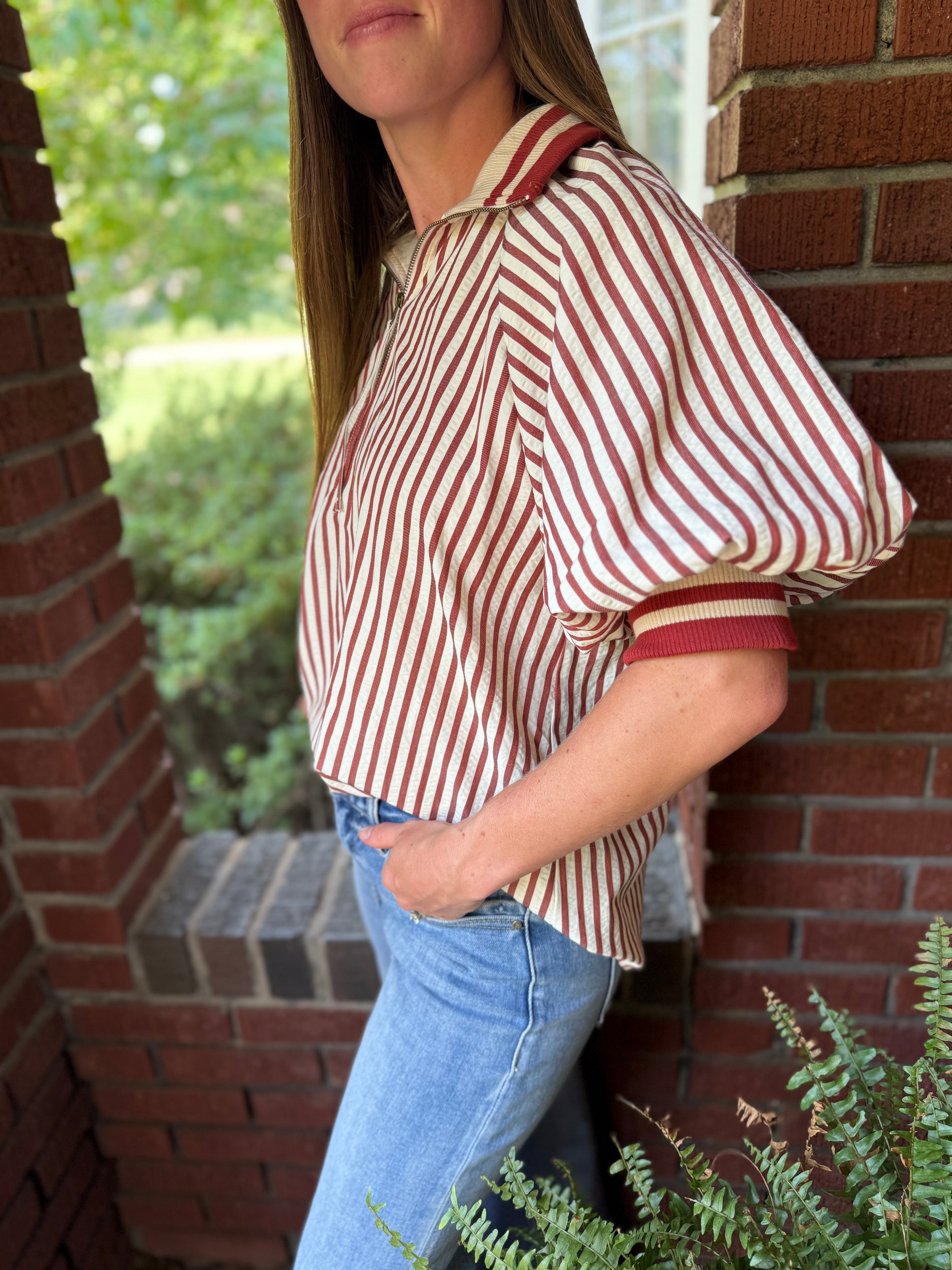 Parker Top - Crimson