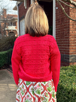 Elise Cardigan - Red - jorjanna