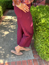 Claudia Pants - Burgundy