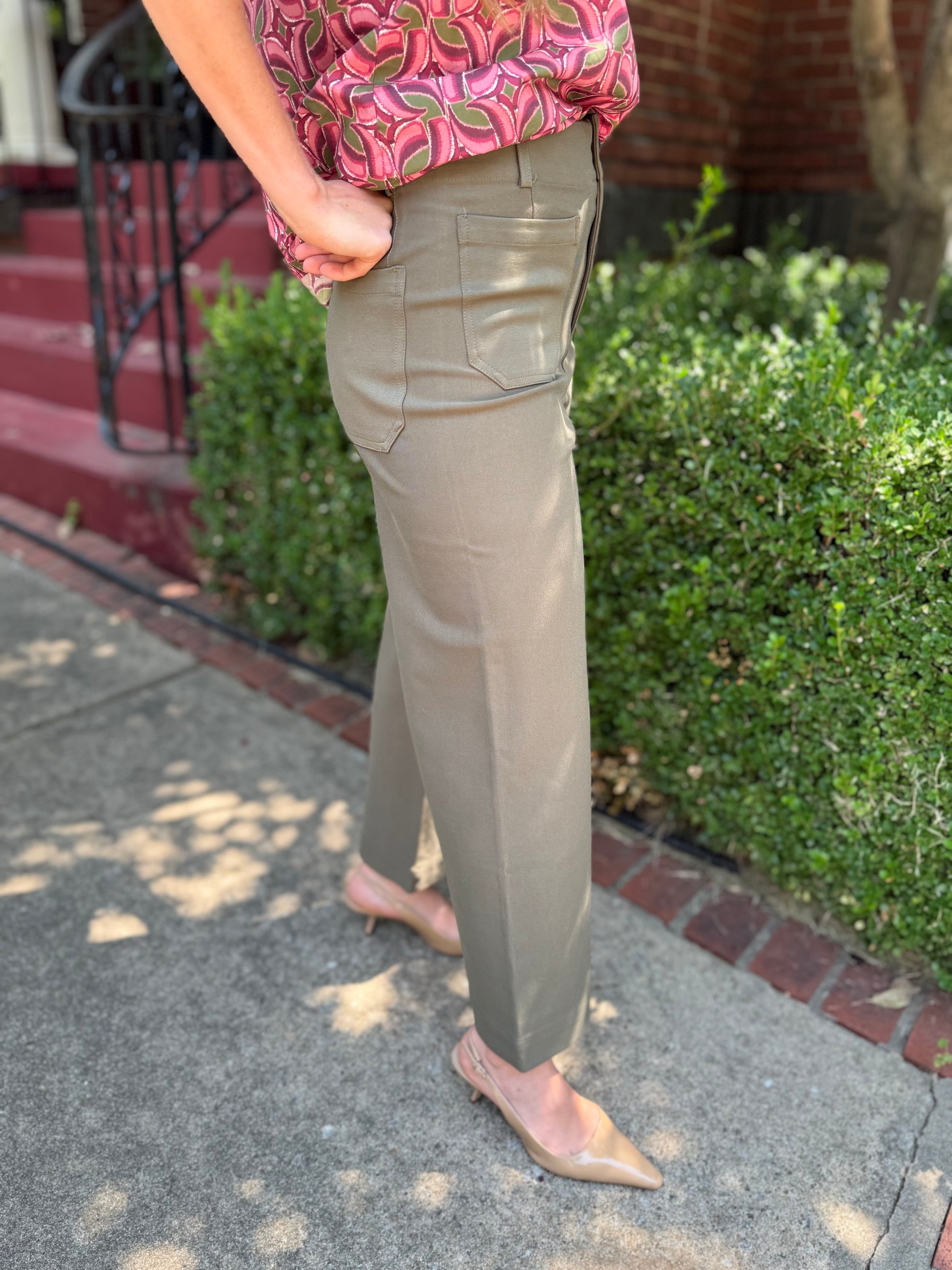 Claudia Pants - Olive