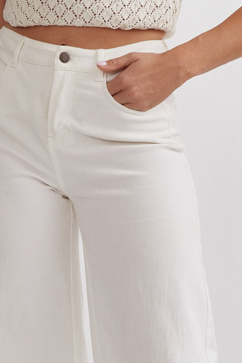 Cynthia White Denim Pant-FINAL SALE