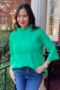 Grace Sweater - Green- FINAL SALE