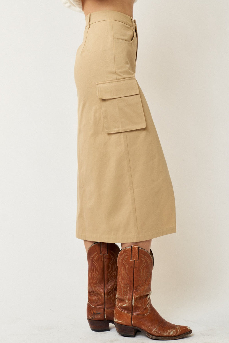 Camden Cargo Midi Skirt