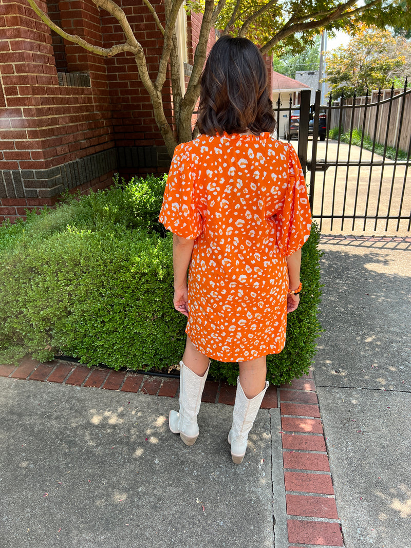 Alexis Dress - Orange - Extended Sizing!