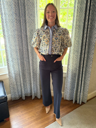 Clara Pant - Navy - jorjanna