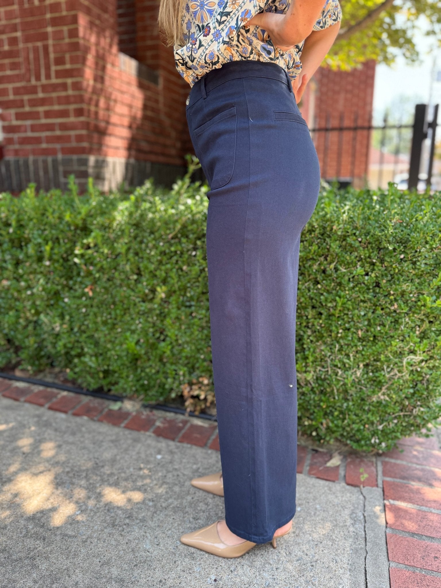 Clara Pant - Navy - jorjanna