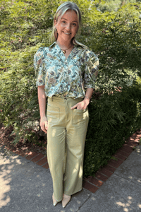 Clara Pant - Sage - jorjanna