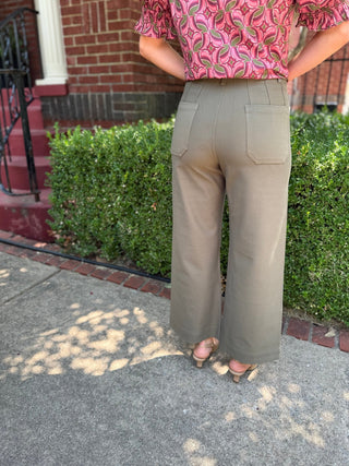 Claudia Pants - Olive - jorjanna