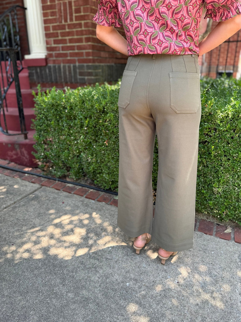 Claudia Pants - Olive - jorjanna