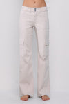 Brynn Cargo Pant - Light Khaki - FINAL SALE