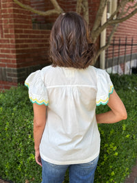 Ellie Top - White - jorjanna