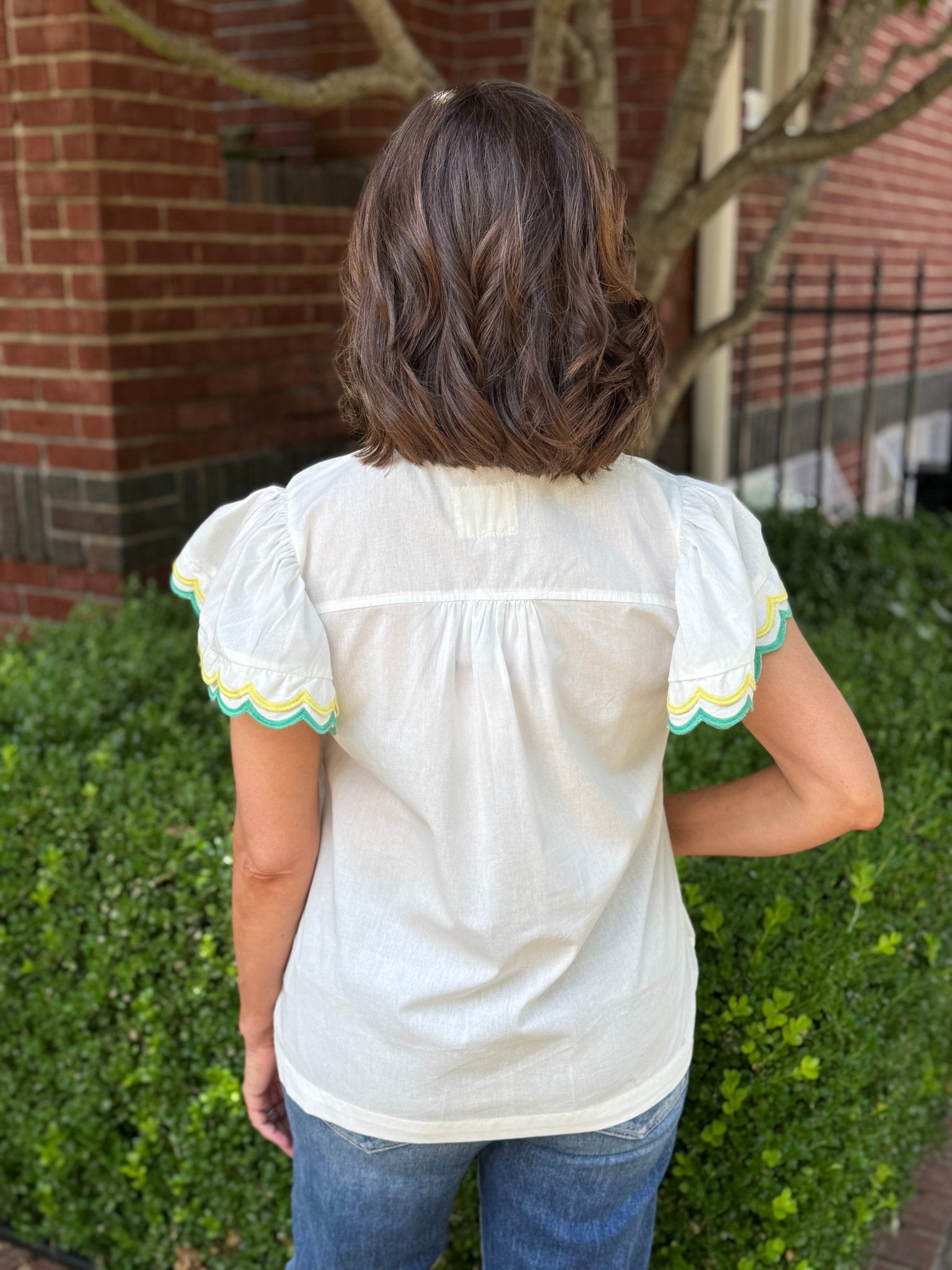 Ellie Top - White - jorjanna