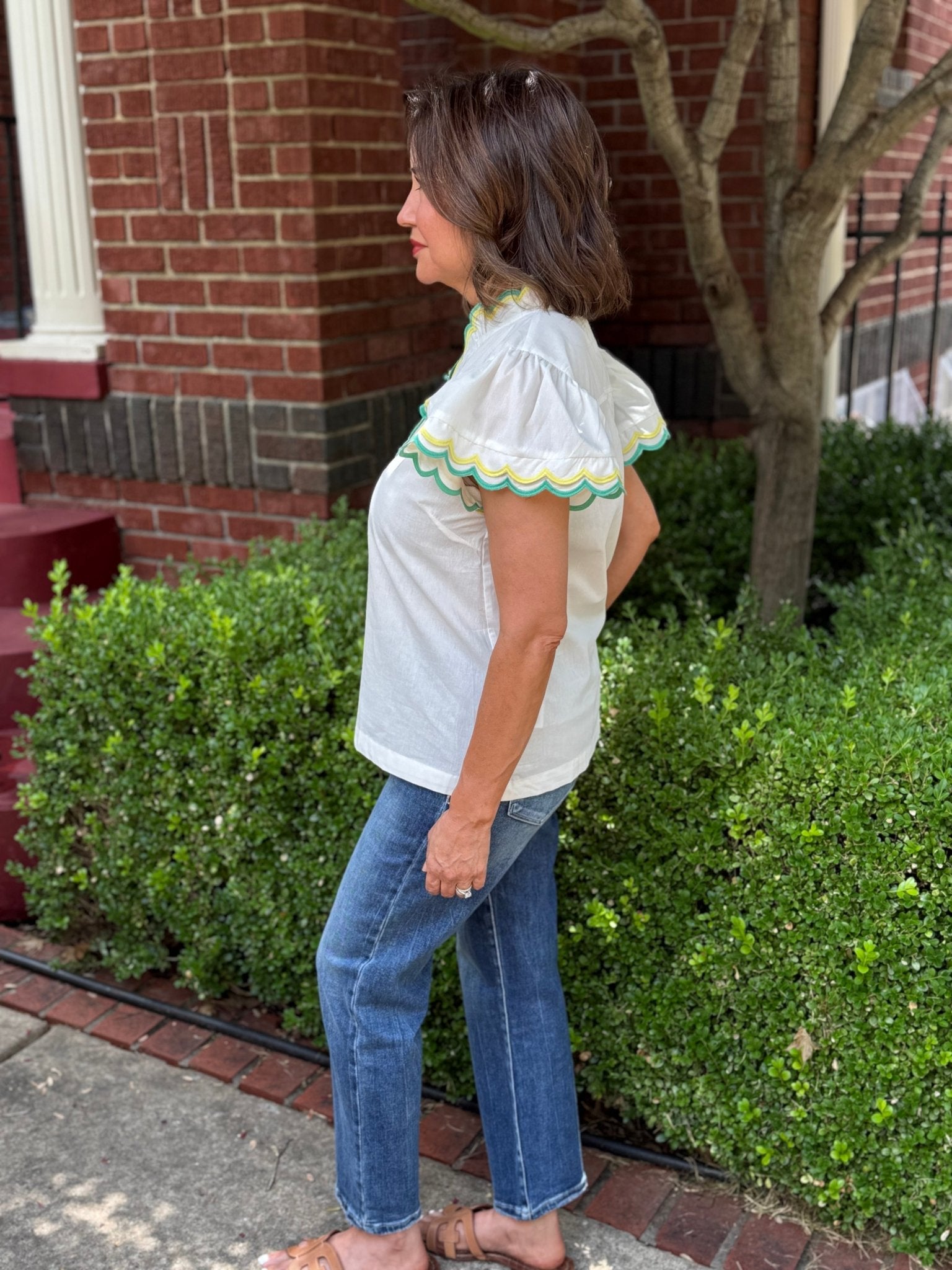 Ellie Top - White - jorjanna