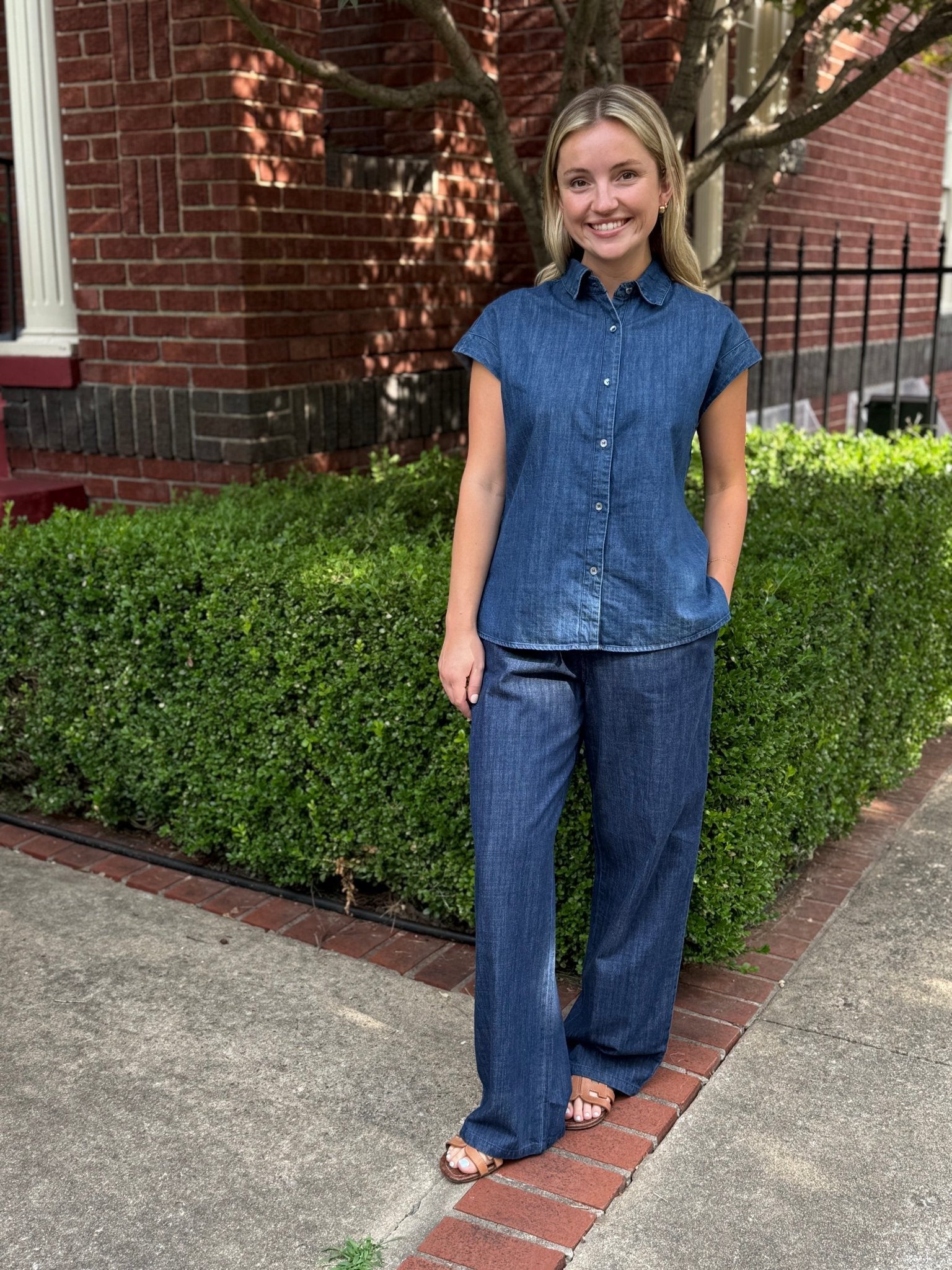 Gwynnie Denim Top - jorjanna