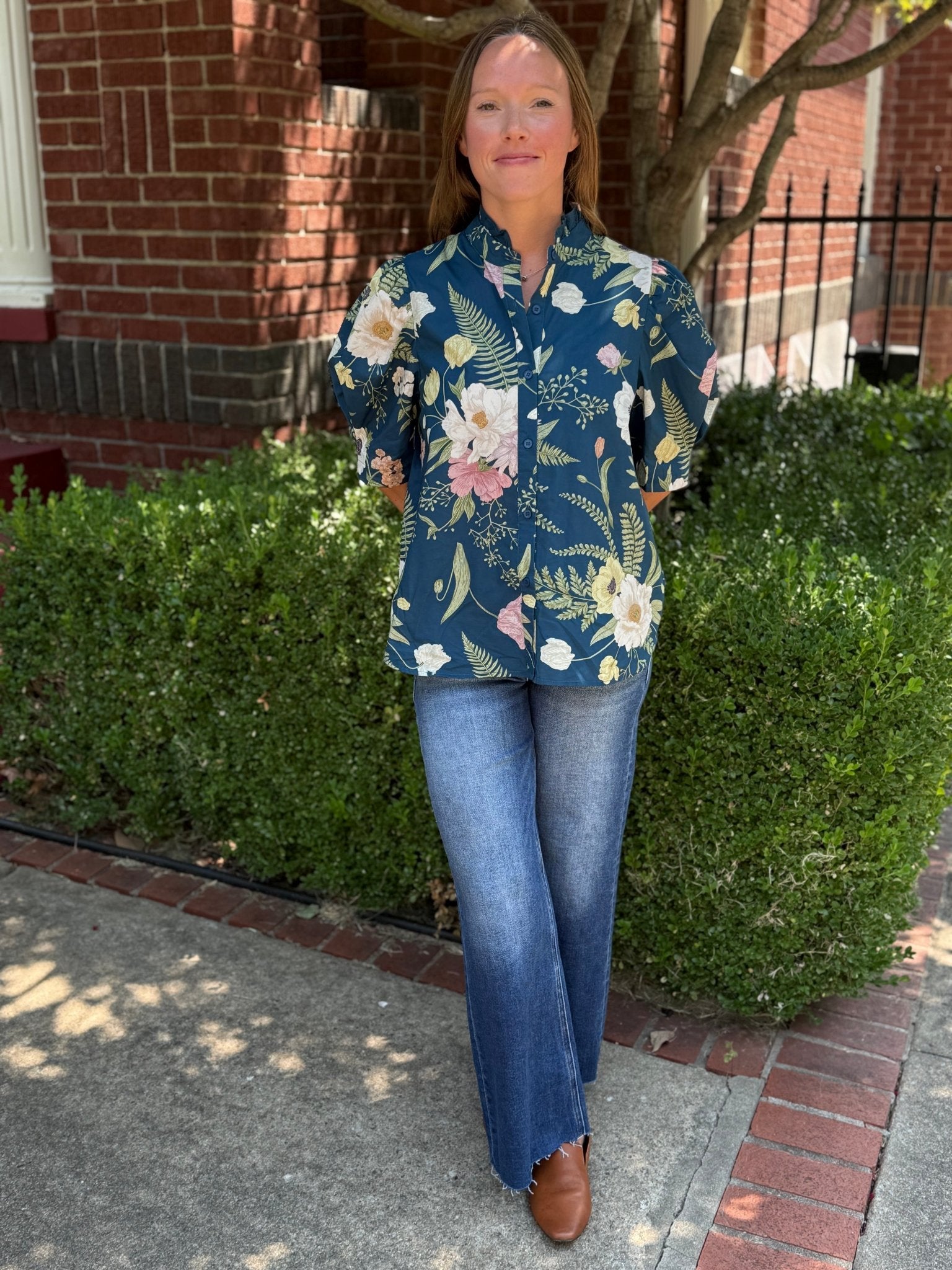 Hope Top - Teal - jorjanna