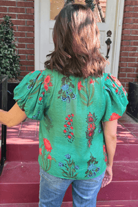 Jenna Top - Green - FINAL SALE - jorjanna