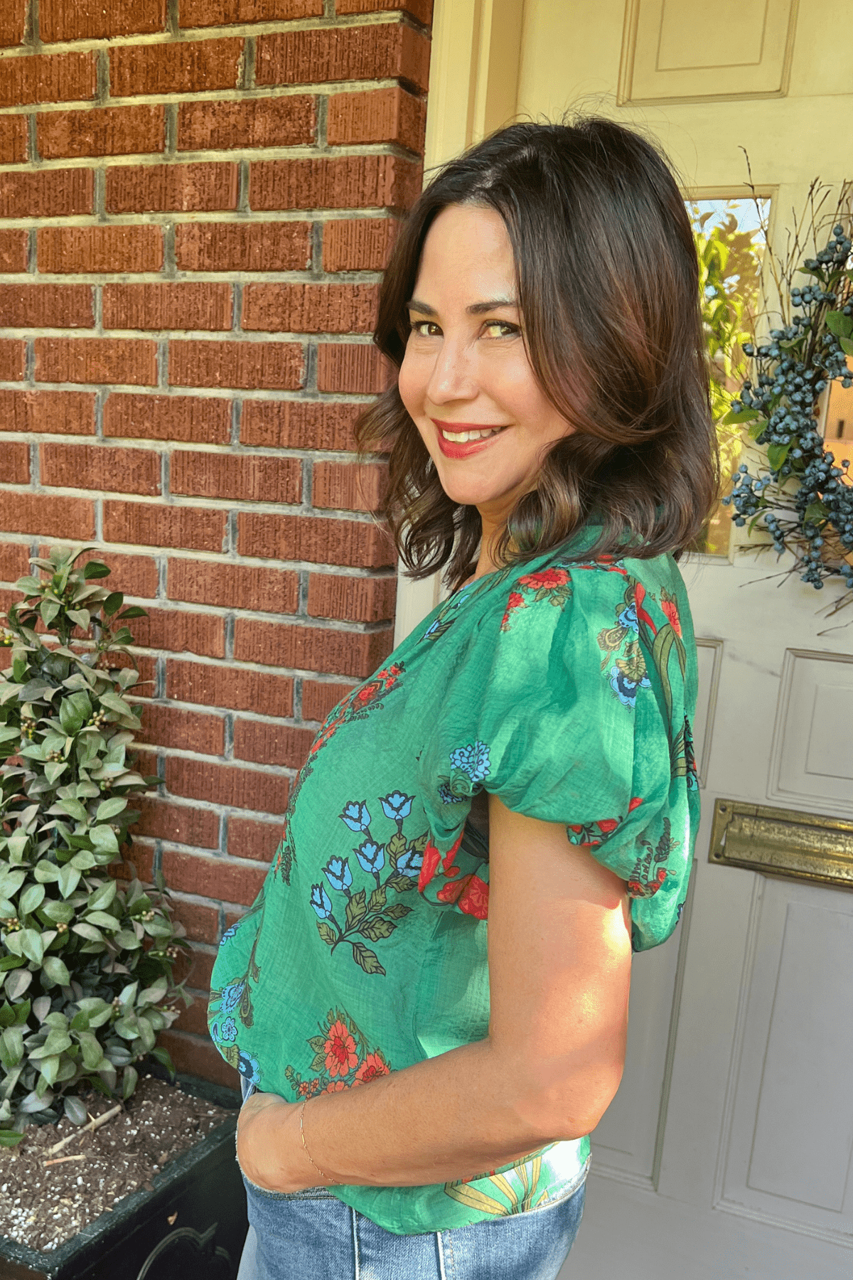 Jenna Top - Green - FINAL SALE - jorjanna