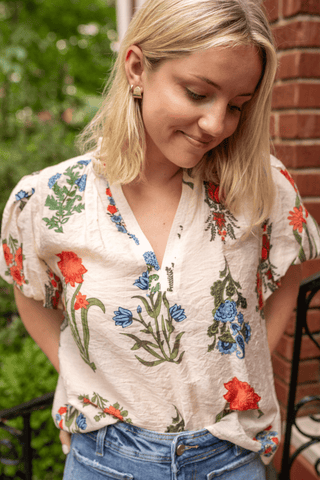 Jenna Top - Natural - FINAL SALE - jorjanna