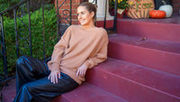 Joliet Camel Sweater - FINAL SALE - jorjanna