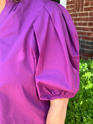 Maribel Top - Eggplant/Deep Purple - jorjanna