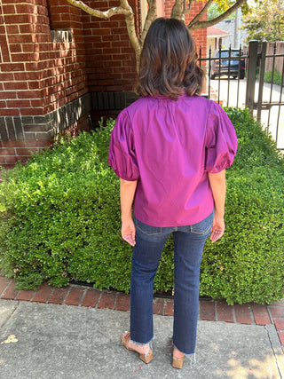 Maribel Top - Eggplant/Deep Purple - jorjanna