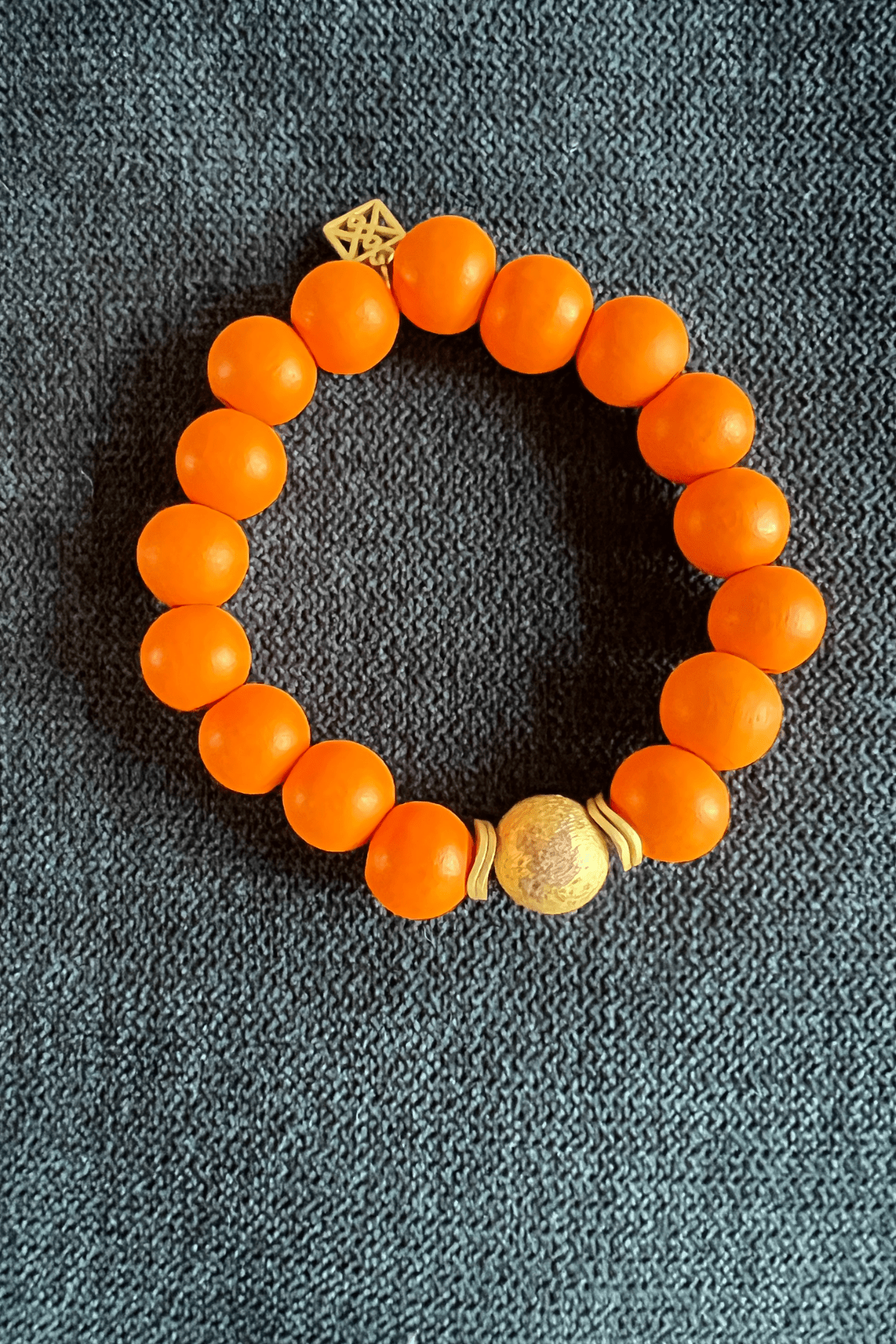 Michelle McDowell Beaded Bracelet - Orange - jorjanna