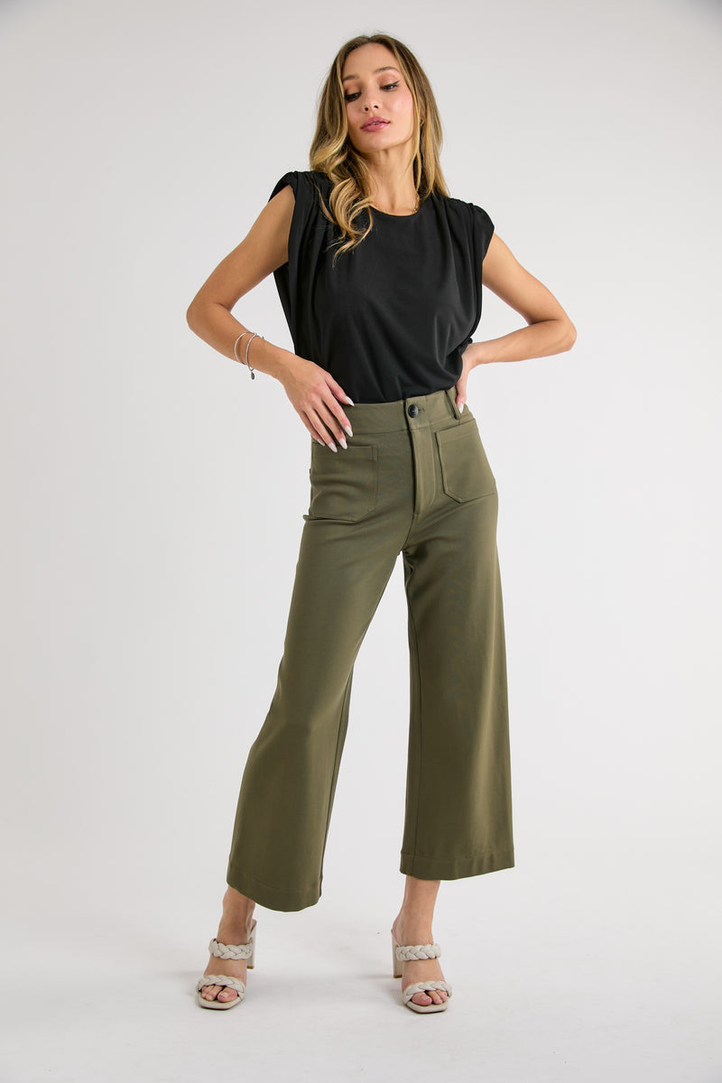 Claudia Pants - Olive