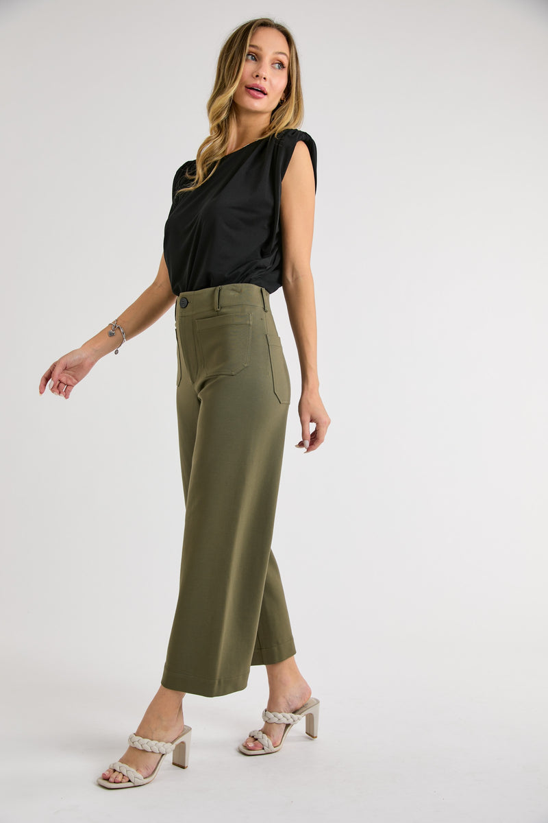 Claudia Pants - Olive