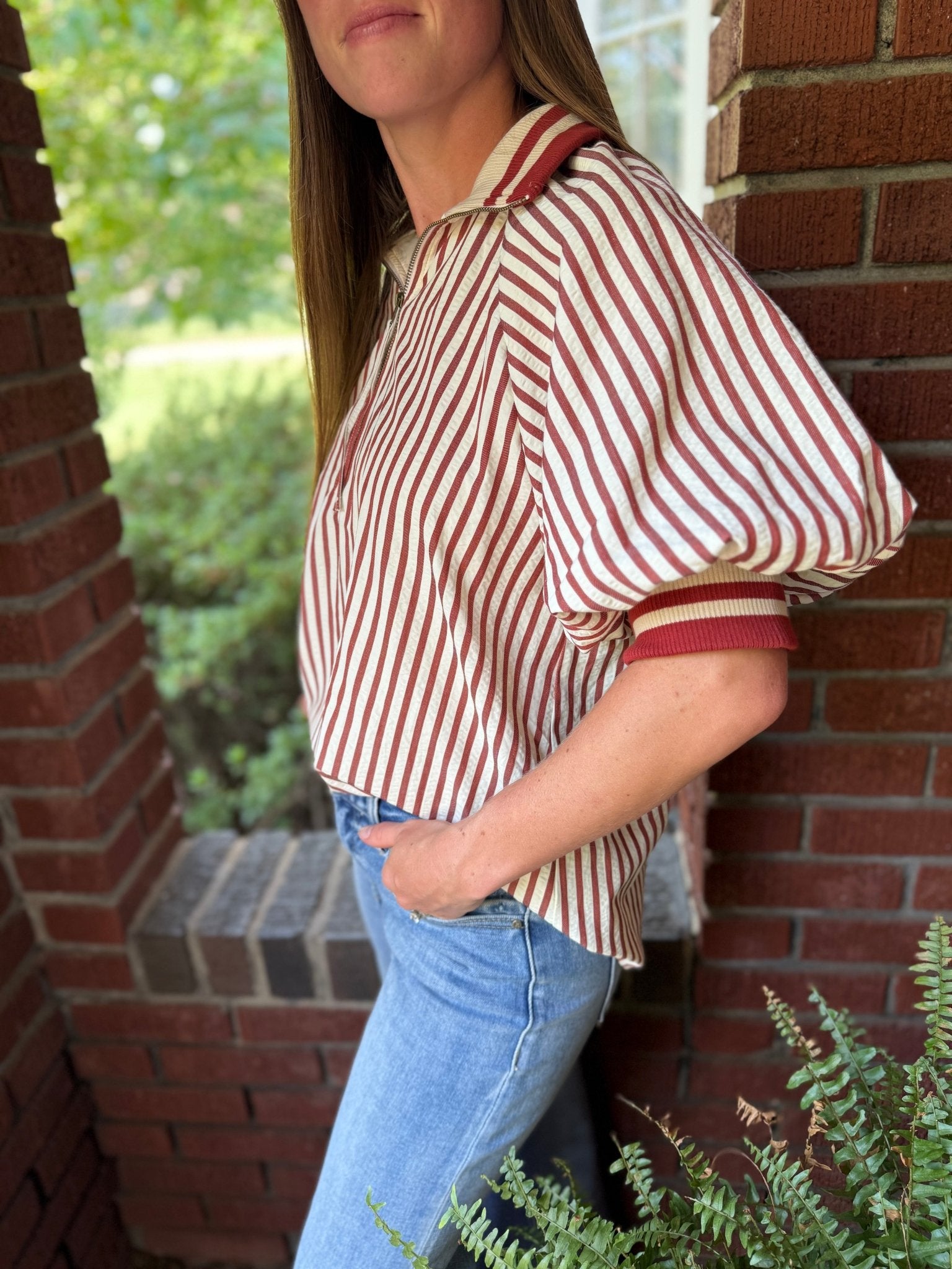 Parker Top - Crimson - jorjanna