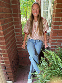 Parker Top - Crimson - jorjanna