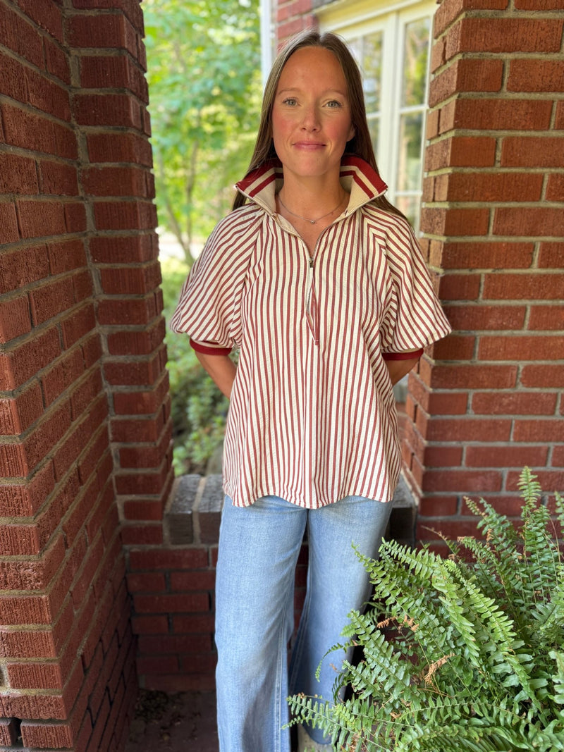 Parker Top - Crimson - jorjanna