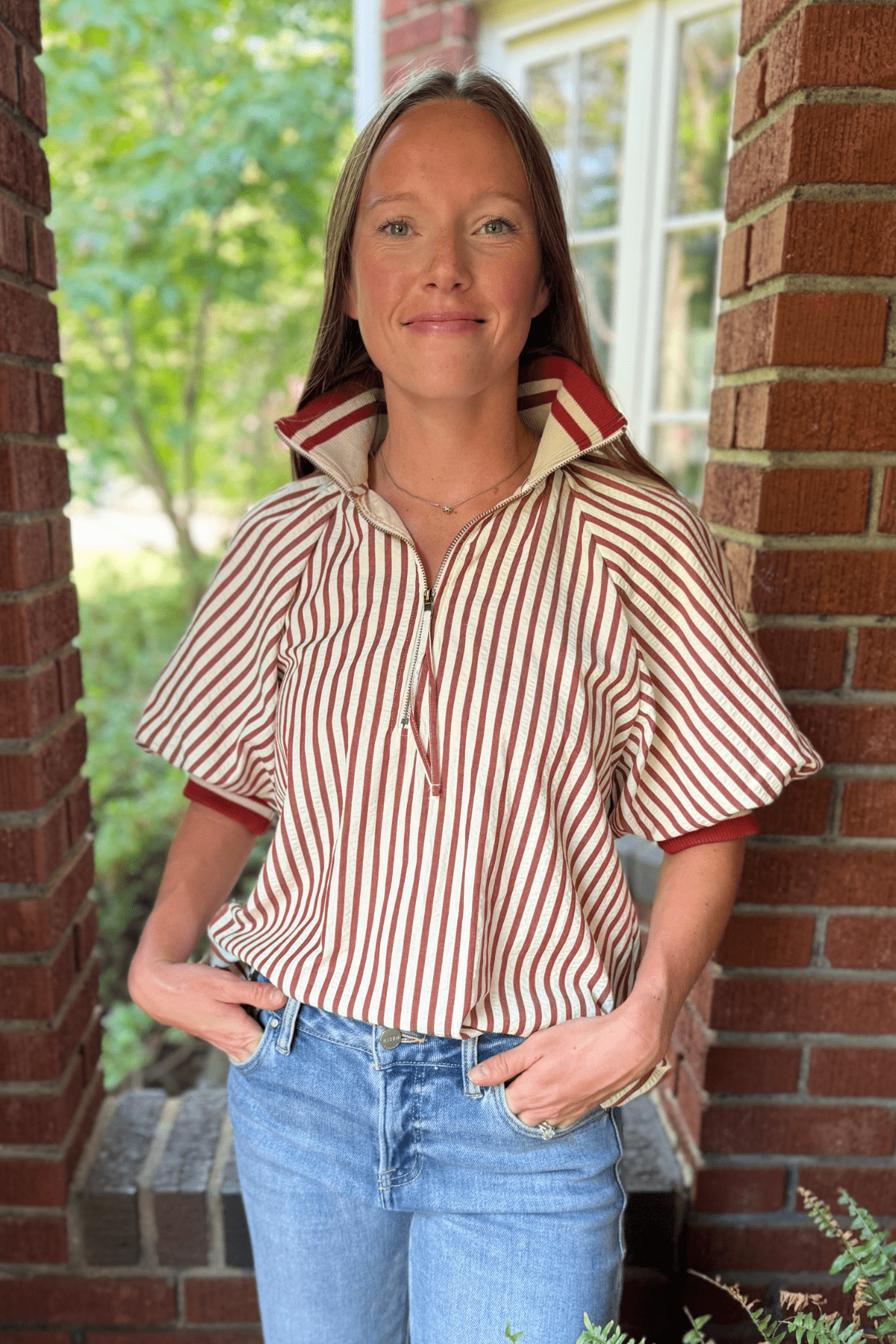 Parker Top - Crimson - jorjanna