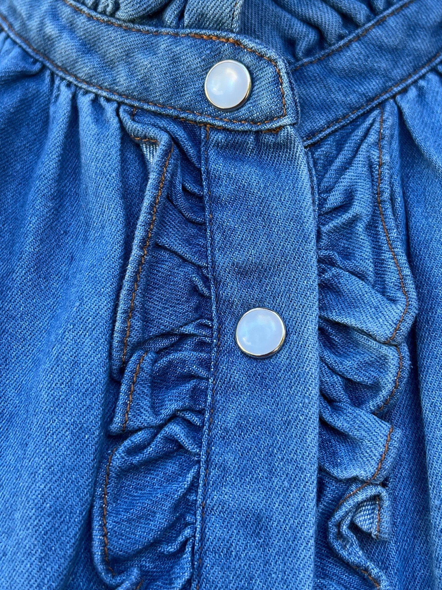 Savannah Denim Blouse - jorjanna