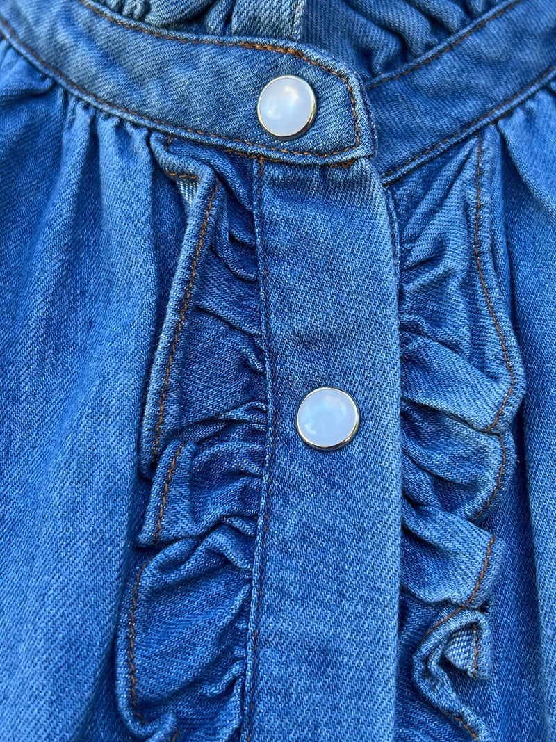 Savannah Denim Blouse - jorjanna