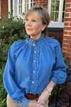 Savannah Denim Blouse - jorjanna
