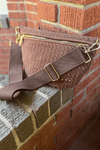 Suede Presley Bum Bag - Chocolate - jorjanna