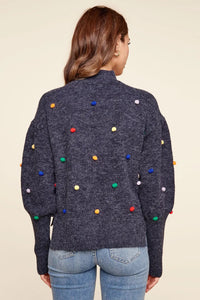 Coleman Pom Pom Sweater-FINAL SALE