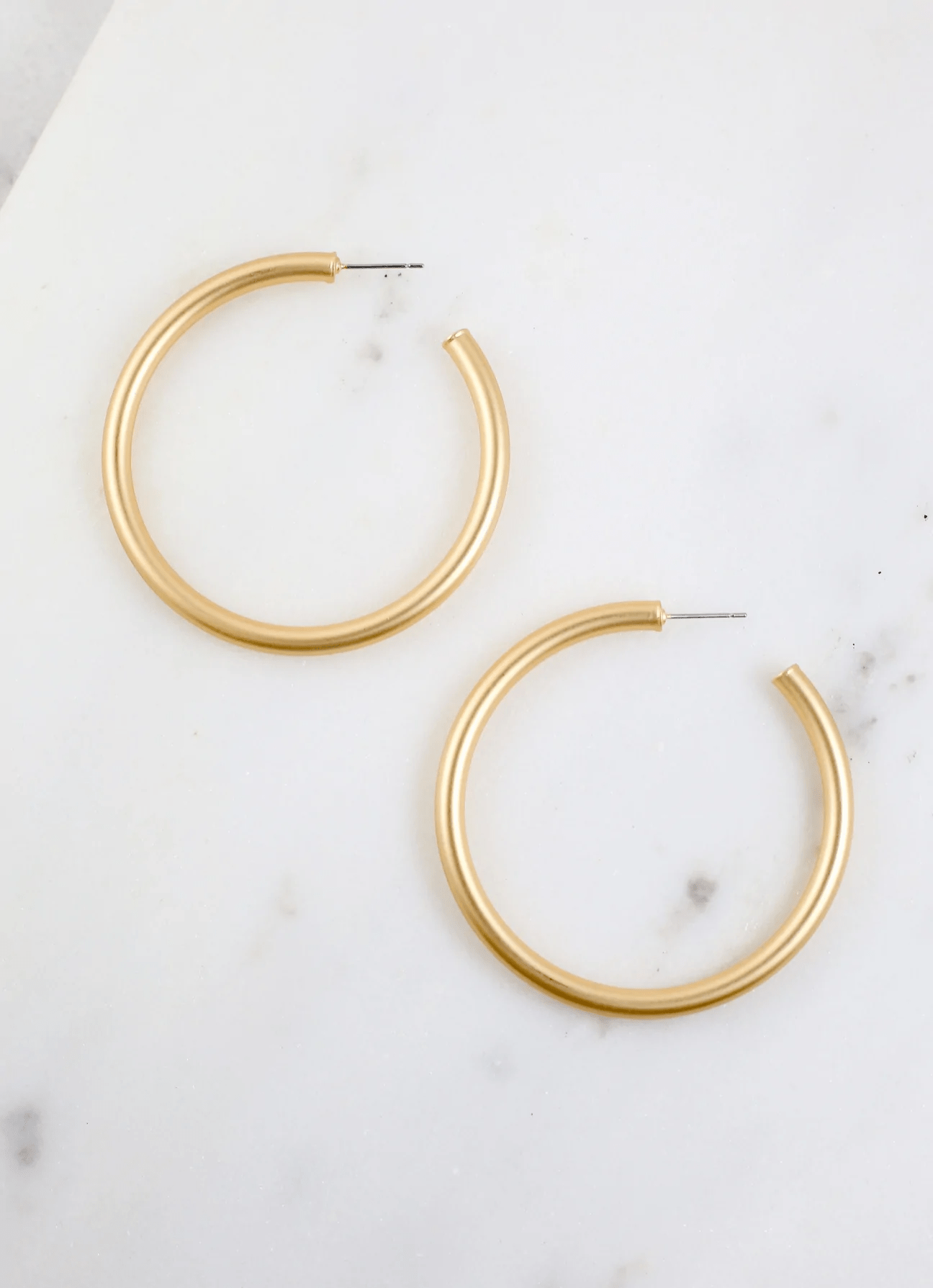 Arden Satin Hoop Earring - jorjanna