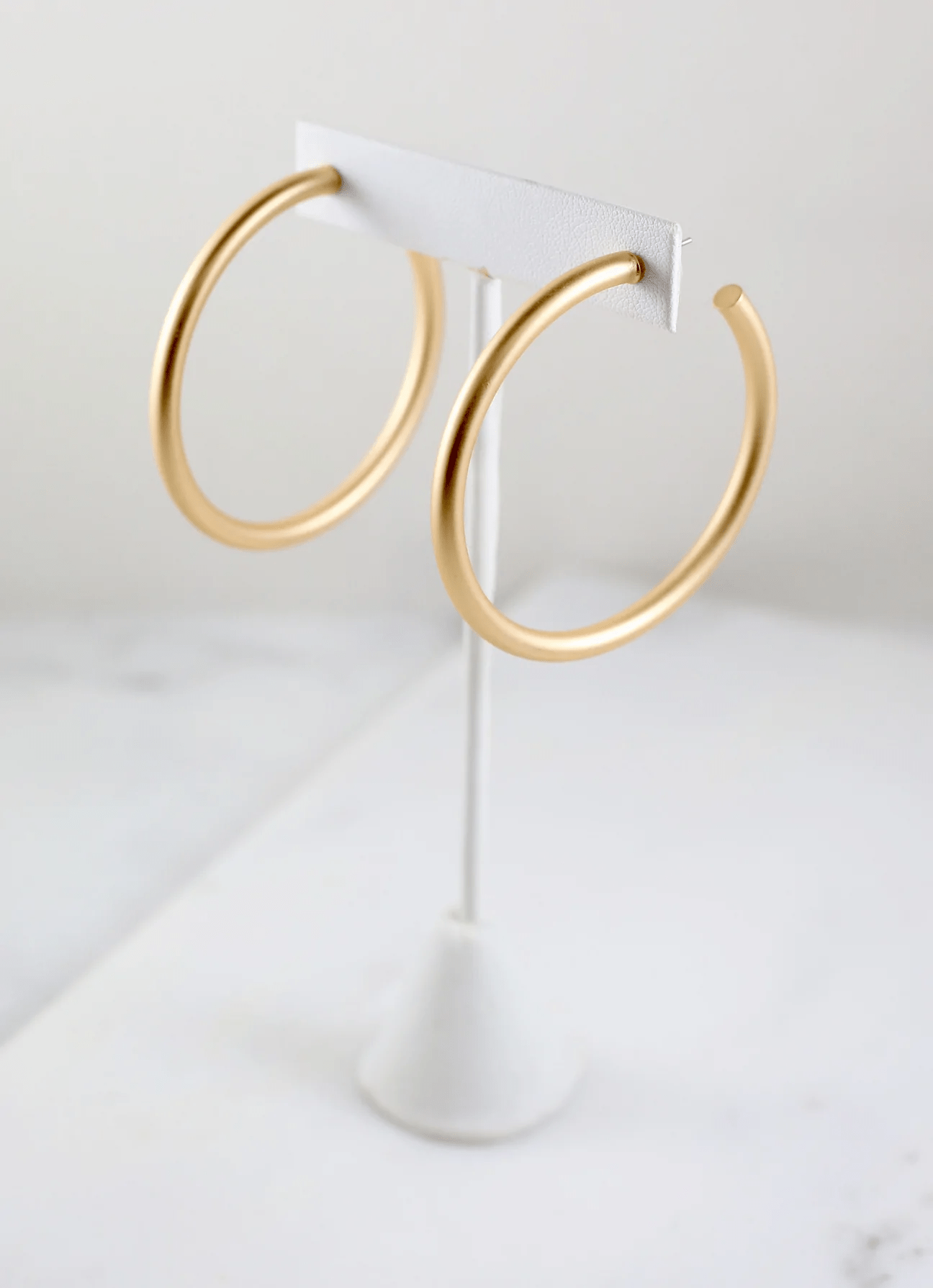 Arden Satin Hoop Earring - jorjanna